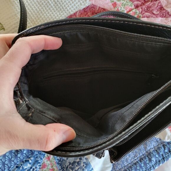 Fossil Black Leather Crossbody Bag - Picture 12 of 12